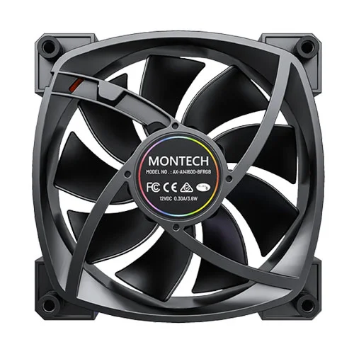 Montech RX140 PWM ARGB Cabinet Fan (Single Pack)